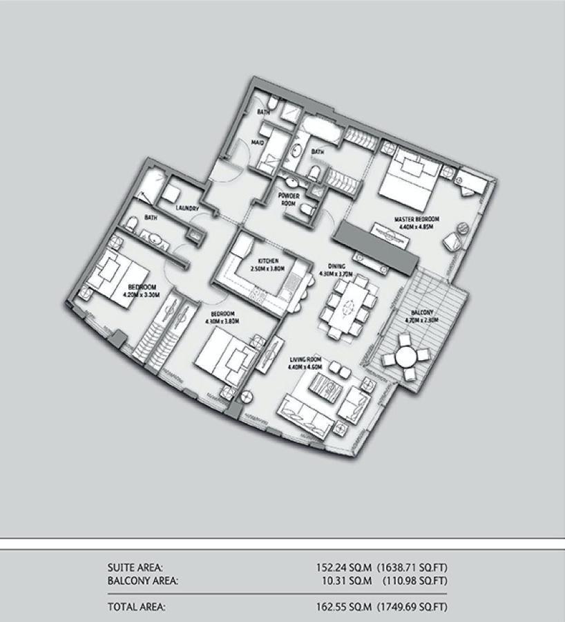 First Class 3Br With Full Burj Khalifa And Fountain View Dubai Buitenkant foto