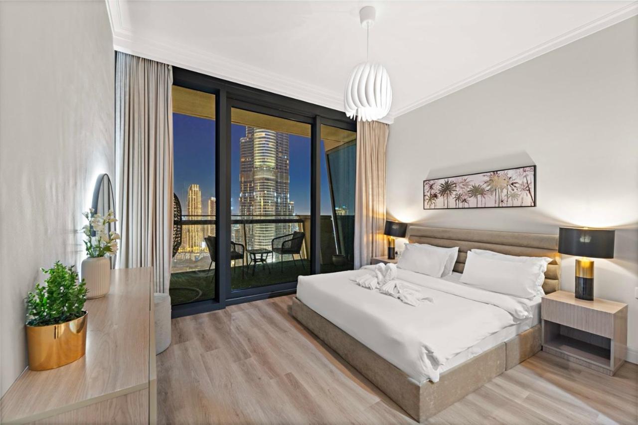 First Class 3Br With Full Burj Khalifa And Fountain View Dubai Buitenkant foto